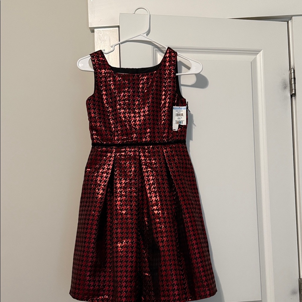 Macy's Elegant Burgundy Kids Formal Dress